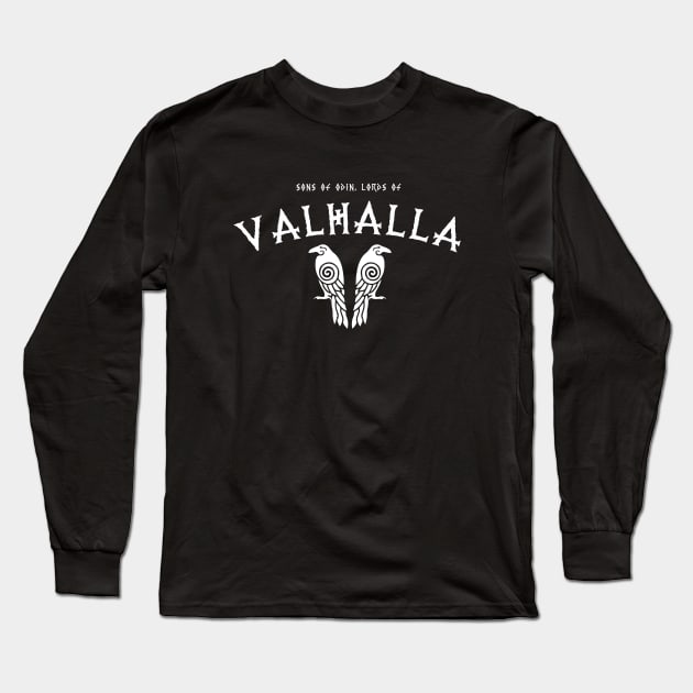 Sons of Odin, Lords of Valhalla Long Sleeve T-Shirt by wildtribe